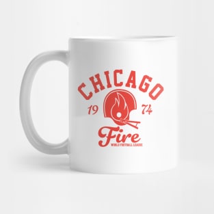 Chicago Fire 1974 WFL Football Premium TRI BLEND Mug